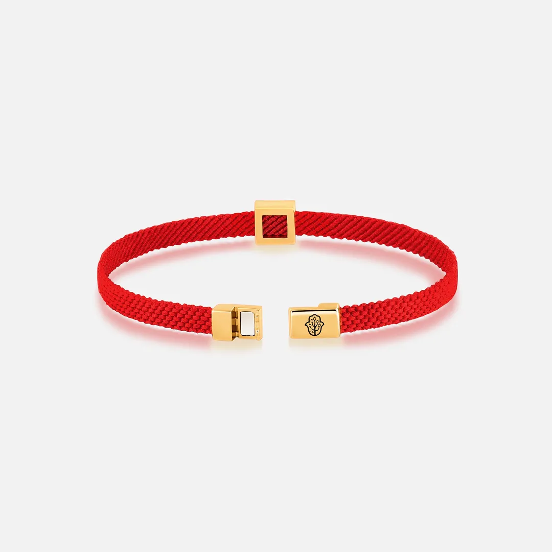 Ethereal Insight Men's Evil Eye Red String Bracelet