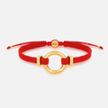 Infinite Wisdom Men's Karma Circle Red String Bracelet 1