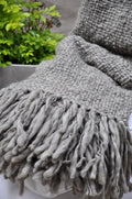 Flame Chunky Wool Blanket 10