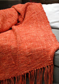 Rustic Cotton Throw Blanket 8