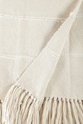 Designer Fringed Striped Throw 4