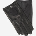 Umberto (black) - Italian lambskin leather driving gloves & touchscreen feature 1