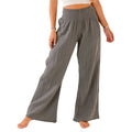 Granite Wide Leg Cotton Pants 1