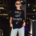 Girls Get Buckets - T-Shirt - Black 2