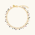 Balanced Energies Tourmaline Double Strand Anklet 1