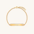 Grateful Spirit Gold Chain Engravable Bracelet 3