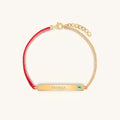 Spiritual Vigilance Evil Eye Red String Engravable Bracelet 3