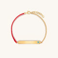 Spiritual Vigilance Evil Eye Red String Engravable Bracelet 1