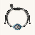 Bright Outlook Hematite Evil Eye Charm Bracelet 1