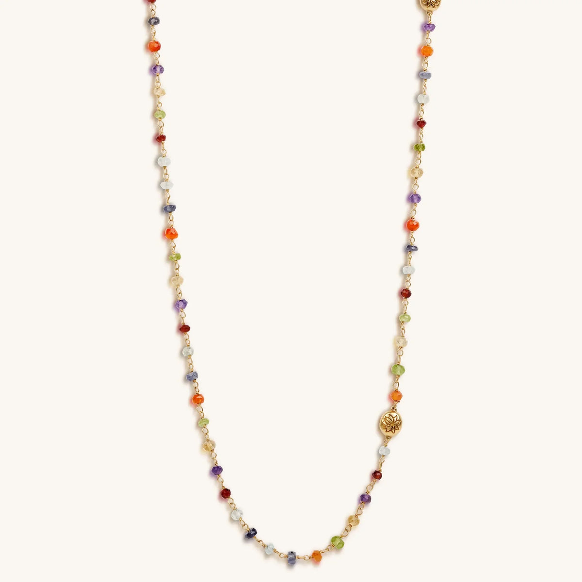 Budding Life Lotus Multi Stone Chakra Wrap