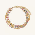 Nourished Intuition Multi-Sapphire Hamsa Gold Bracelet 1