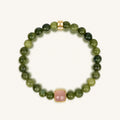 Peaceful Devotion Jade & Rose Quartz Bracelet 1