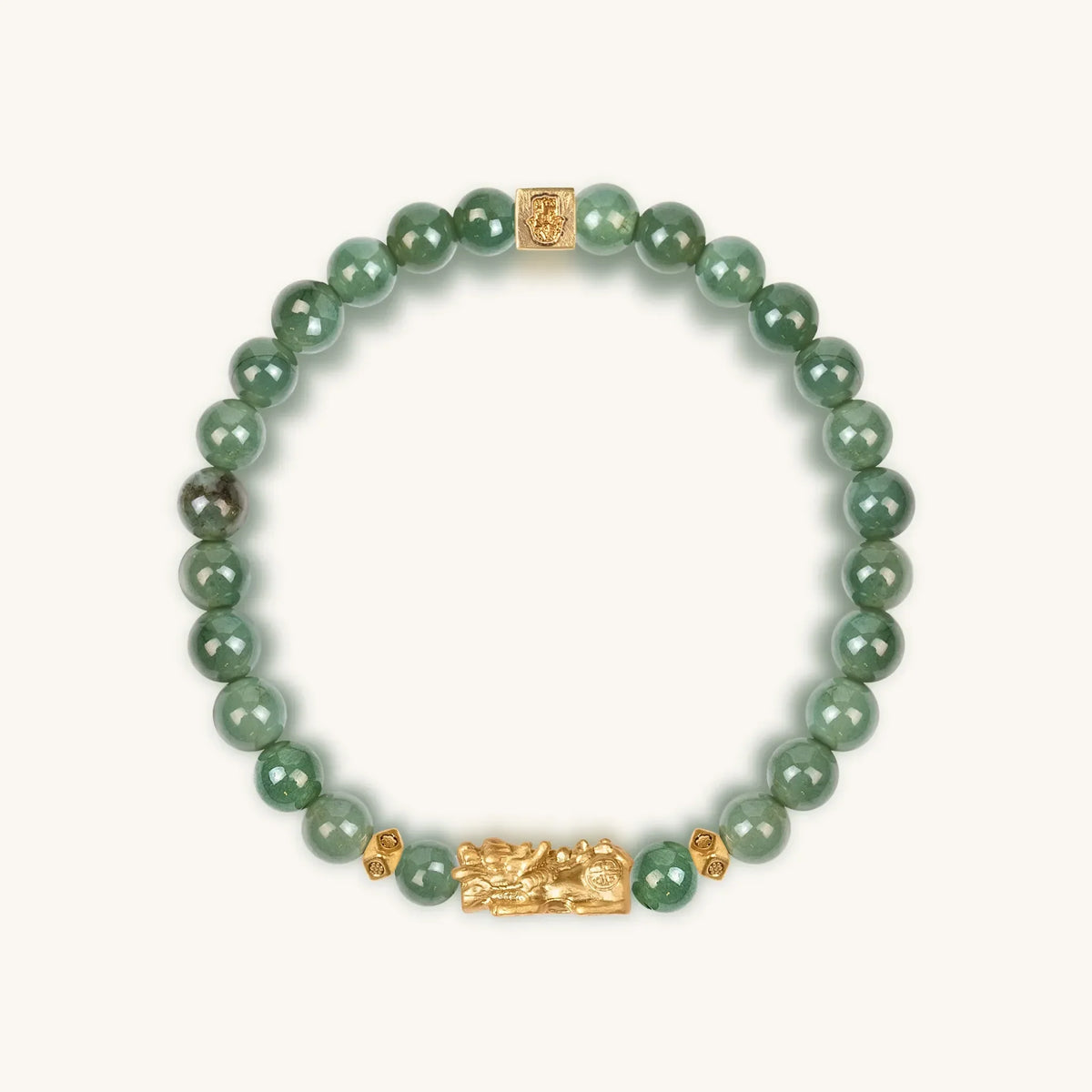 Untamed Spirit Jade Dragon Feng Shui Bracelet