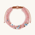 Vision of Love Rose Quartz Evil Eye Bracelet 1