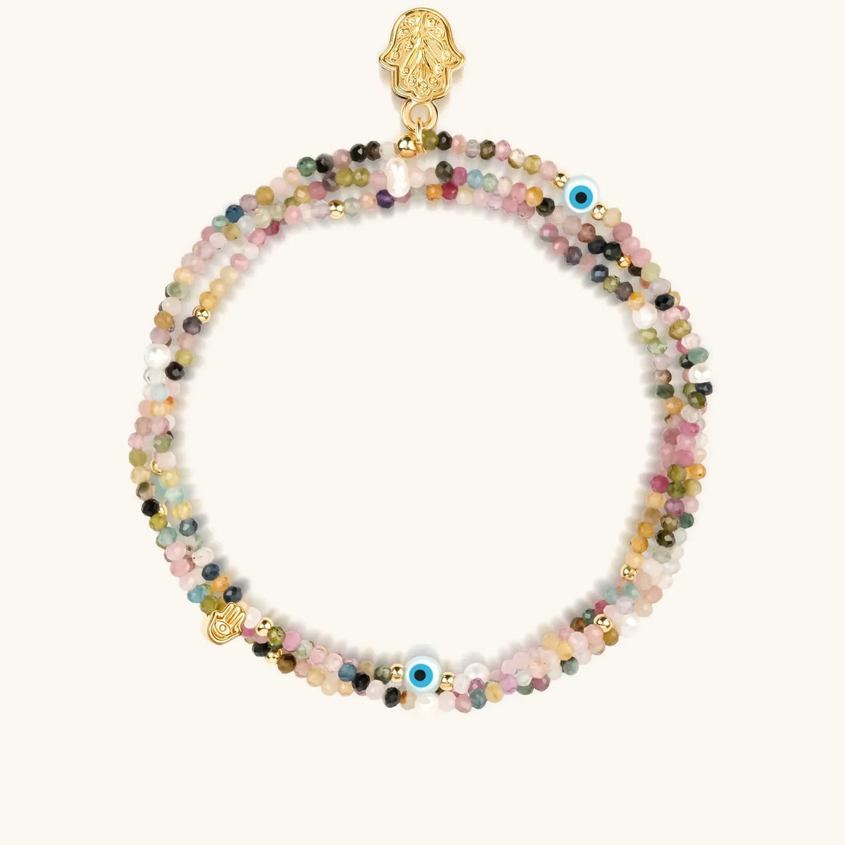 Balanced Spirit Pink Tourmaline October Birthstone Wrap