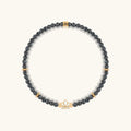 Graceful Resilience Hematite Lotus Bracelet 1