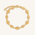 Illuminated Paths Evil Eye & Hamsa Gold Bracelet 1