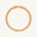 Sparkling Awareness Gold Plated Evil Eye Bracelet 3