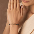 Heartfelt Gaze Evil Eye Heart Hematite Bracelet 2