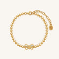 Spiritual Renewal Rainbow Moonstone Dragonfly Gold Bracelet 1