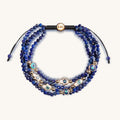 Wise Belief Lapis Enamel Evil Eye Hamsa Bracelet 1