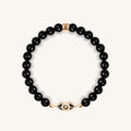 Expanding Consciousness Black Onyx Evil Eye Charm Bracelet 1