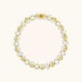Pure Spirit White Enamel Evil Eye Charm Bracelet 1