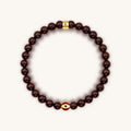 Endless Passion - Garnet January Birthstone Evil Eye Bracelet 1