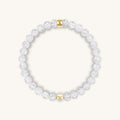Utmost Clarity Crystal Quartz April Birthstone Evil Eye Bracelet 1