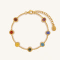 Eternal Harmony Evil Eye Chakra Gemstone Bracelet 1