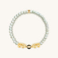 Spiritual Flame Dragon Jade Evil Eye Bracelet 1