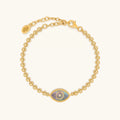 Lucky Charisma Evil Eye Mother of Pearl Bracelet 1