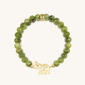 Grounded in Luck Jade Elephant Bracelet 1
