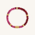 Harmonized Flow Garnet & Rhodolite Gold Bracelet 1