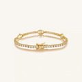 Serene Guardian Hamsa Heart Evil Eye Bracelet 6