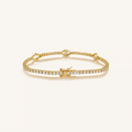 Serene Guardian Hamsa Heart Evil Eye Bracelet 4