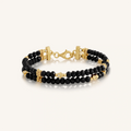 Harmony Within Multi-Charm Onyx Bracelet 1