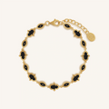 Sacred Aura Onyx Hamsa & Evil Eye Bracelet 1