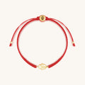 Grateful Soul - Red String Hamsa Charm Bracelet 1