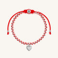 Boundless Affection Red String Heart Bracelet 1