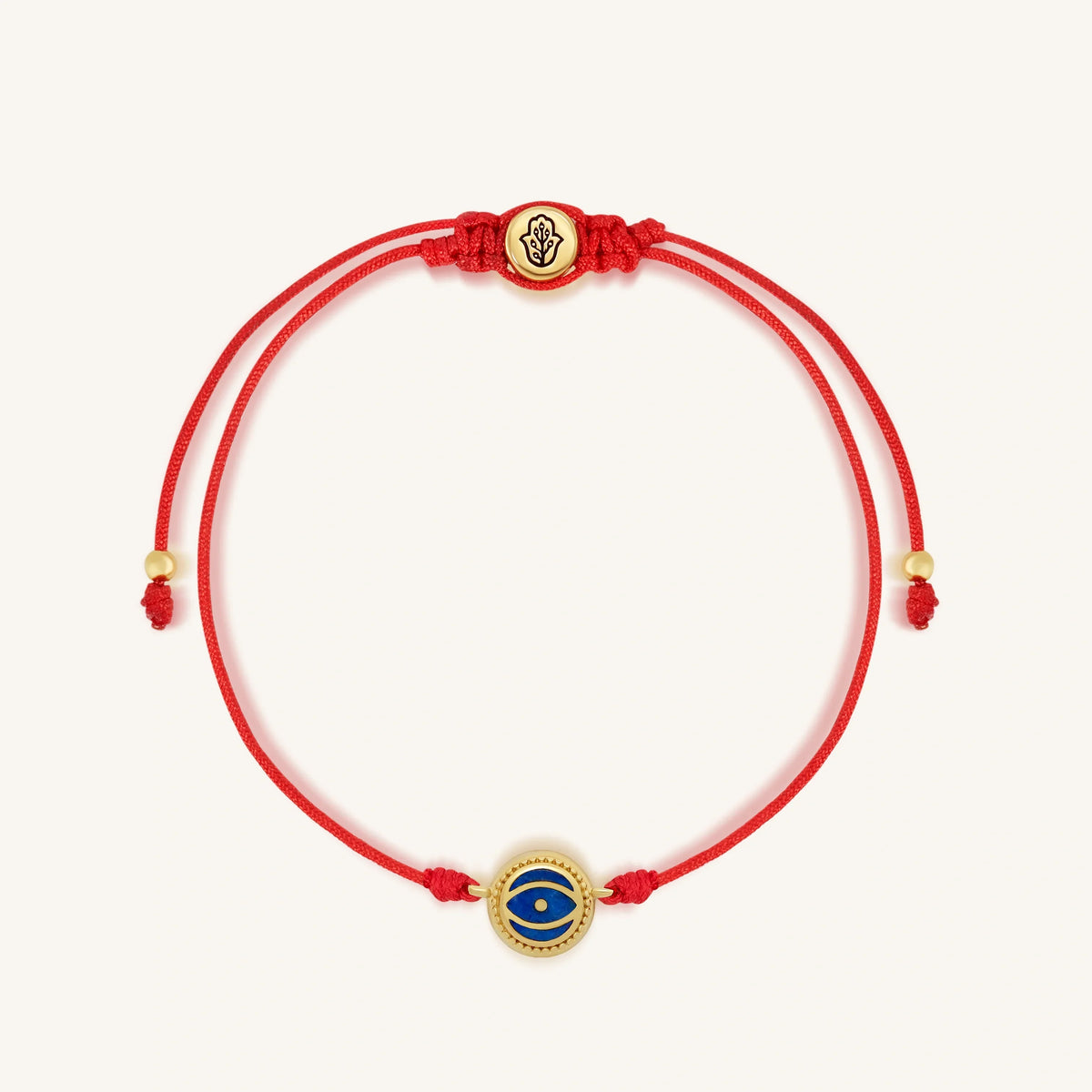 Inner Strength Lapis Lazuli Evil Eye Red String Bracelet