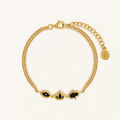 Sacred Poise Multi-Charm Onyx Bracelet 1