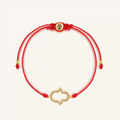 Infinite Guidance Hamsa Red String Bracelet 1