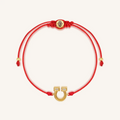 Fortune Thread Horseshoe Red String Bracelet 1