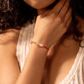 Exuberant Optimism Red String Chain Hamsa Bracelet 2