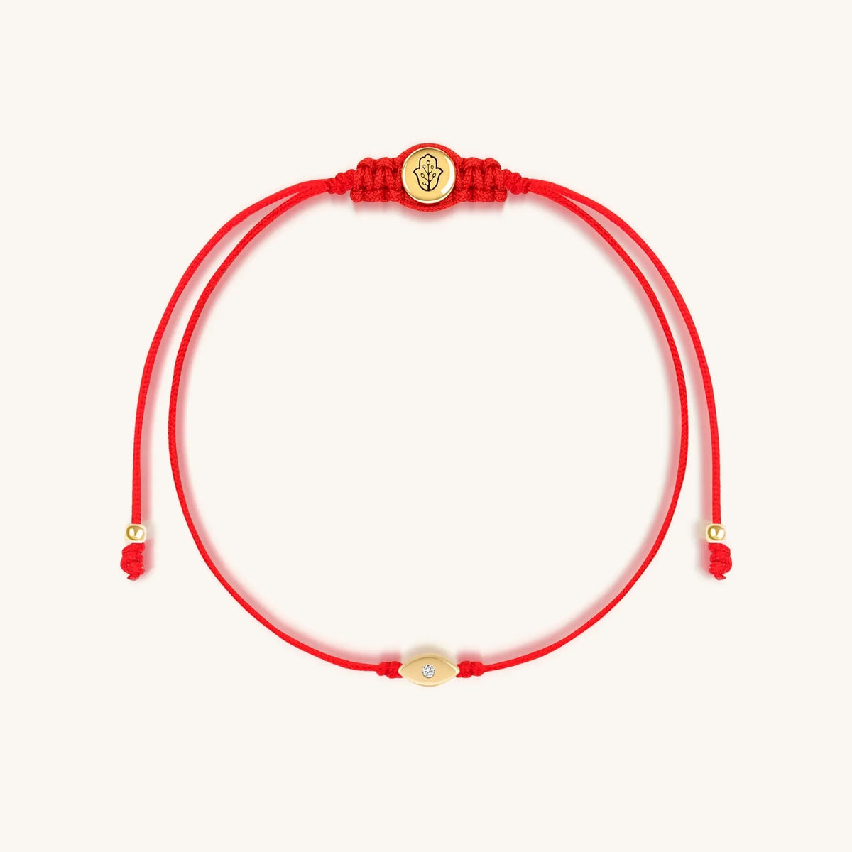 Watchful Wisdom Evil Eye Red String Bracelet