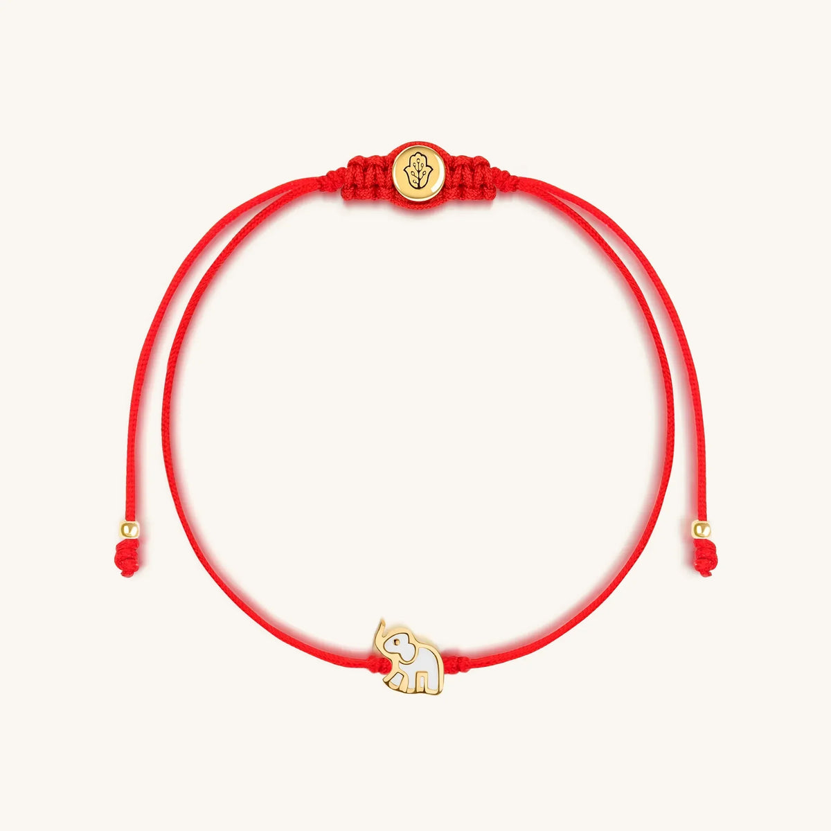 Enduring Unity Elephant Red String Bracelet