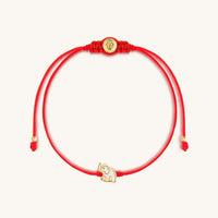 Enduring Unity Elephant Red String Bracelet