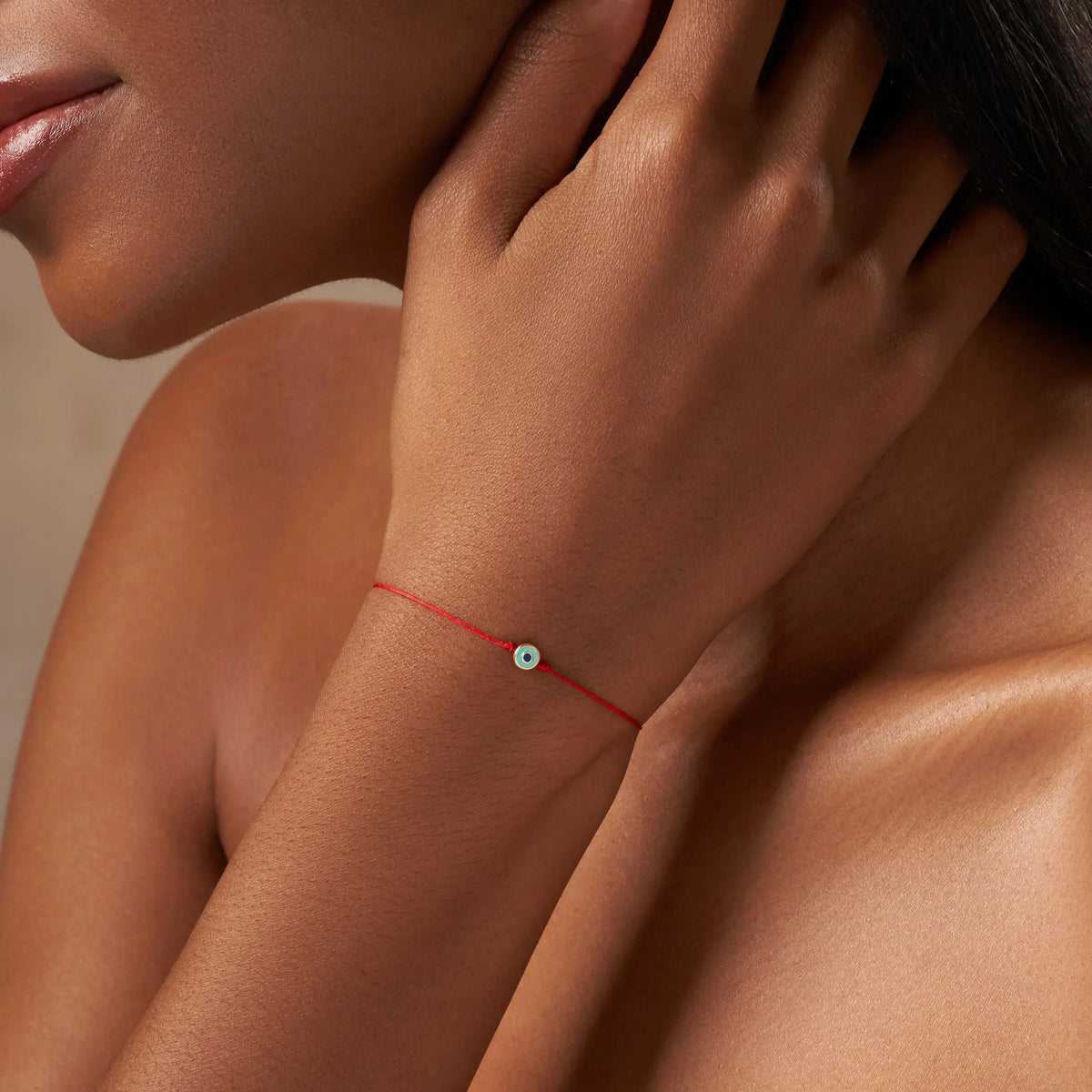 Soothing Shield Evil Eye Red String Bracelet