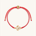 Patience Love Red String Turtle Charm Bracelet 1